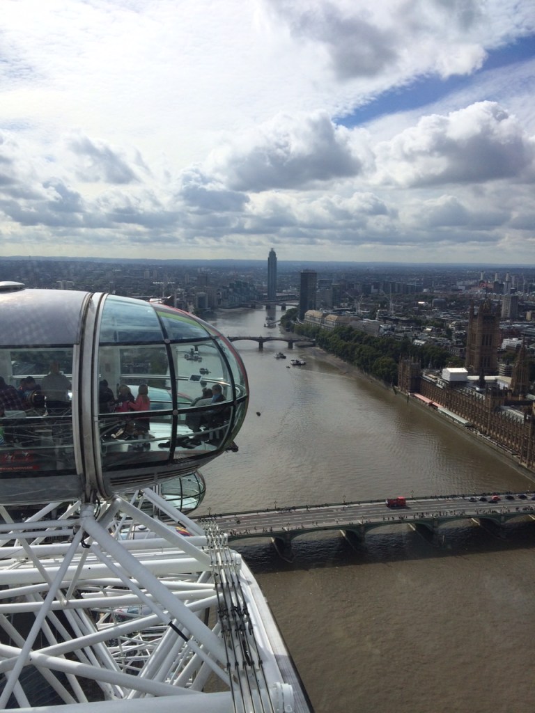London Eye view from the top (c) 2015