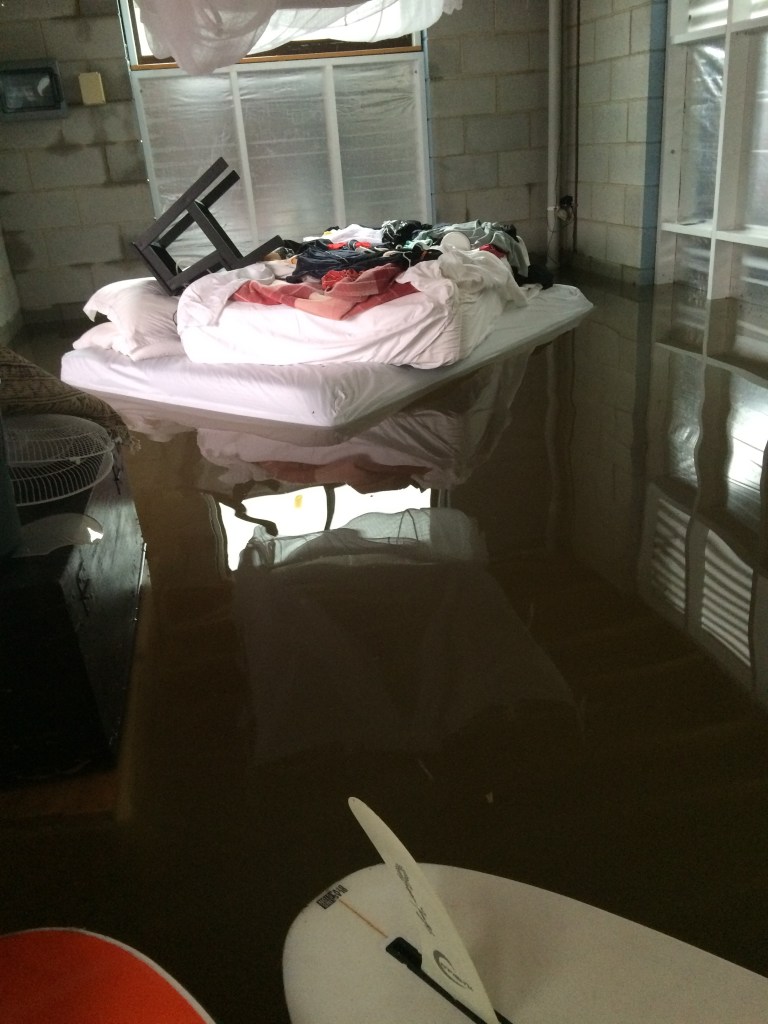 Floodwaters creating havoc in our home
