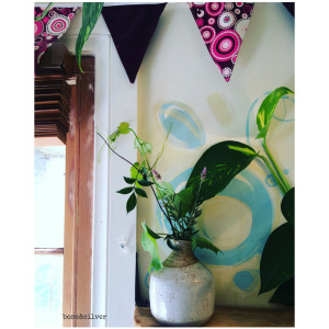 A jar of native Australian flowers hand picked and arranged #nativeflowers #Australia #over50 #love #gesture