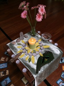 Altar to a new way of learning and living, with wellbeing and the environment paramount