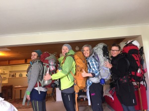 Four women over 50 get ready for a backpacking and hiking adventure in Tasmania