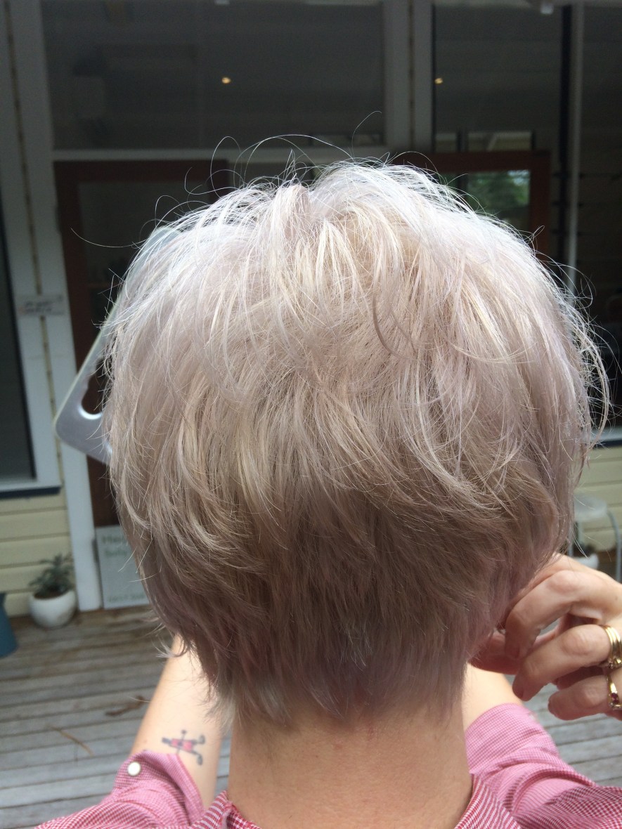 short haircut over 50 is a bold step for wellbeing