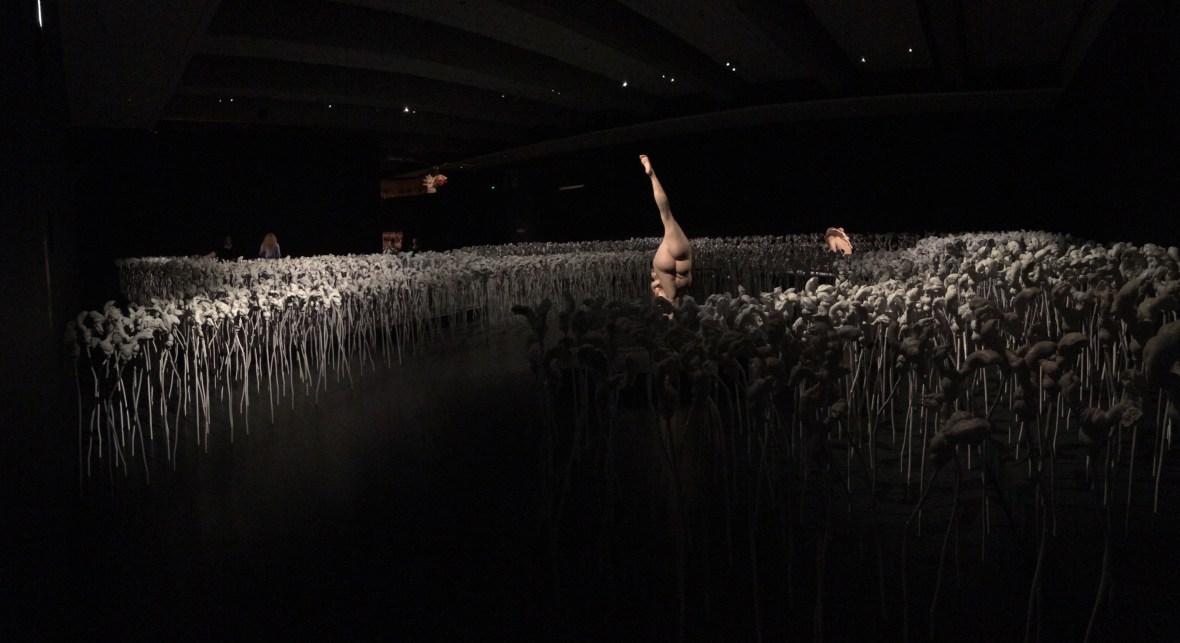 Grateful for Piccinini's wax sculptures in Brisbane at GOMA for art appreciation for wellbeing over 50