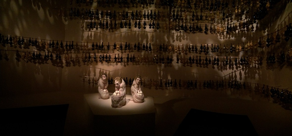 Grateful for Piccinini's wax sculptures in Brisbane at GOMA for art appreciation for wellbeing over 50