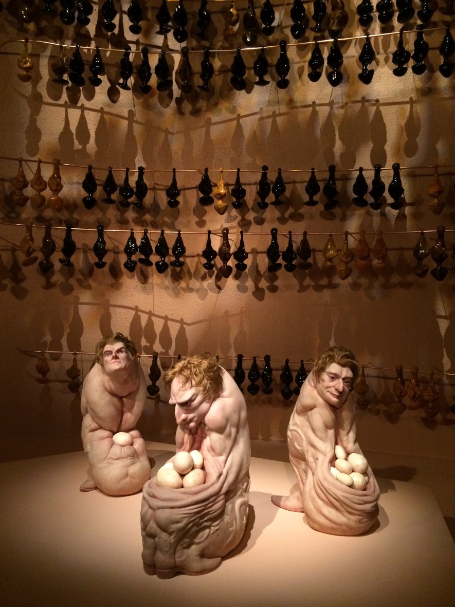 Grateful for Piccinini's wax sculptures in Brisbane at GOMA for art appreciation for wellbeing over 50