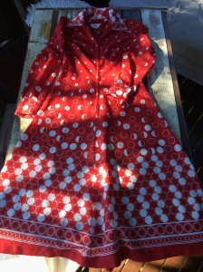 Nothing like a red 70s dress in Australia
