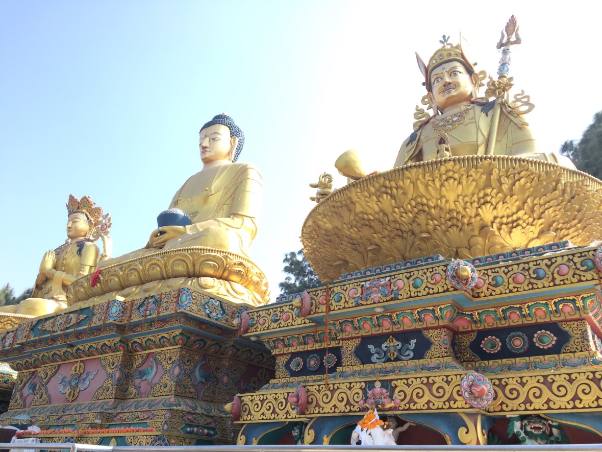 #Nepal #3Buddhas #sculptures #Kathmandu