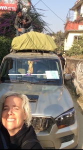 Ready for adventure #over50 #Nepal #croppedout #jeeptravel @boneAndsilver