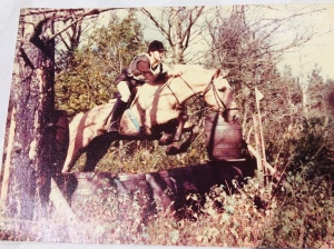 Me as a teenager cross country jumping