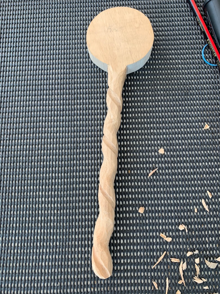 Spiral spoon-carving for beginners